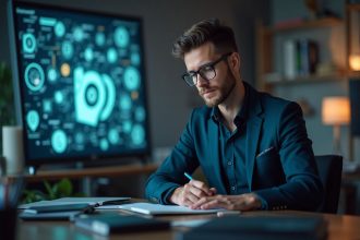 Avocat discutant des contrats NFT pour protéger les droits d'auteur