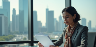 Tirer profit d’un Unscheduled interchange : est-ce possible ? Femme d'affaires en costume gris dans un bureau moderne