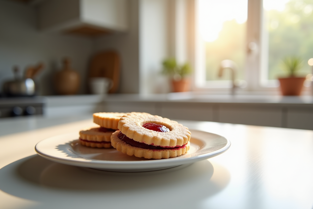 sablé framboise