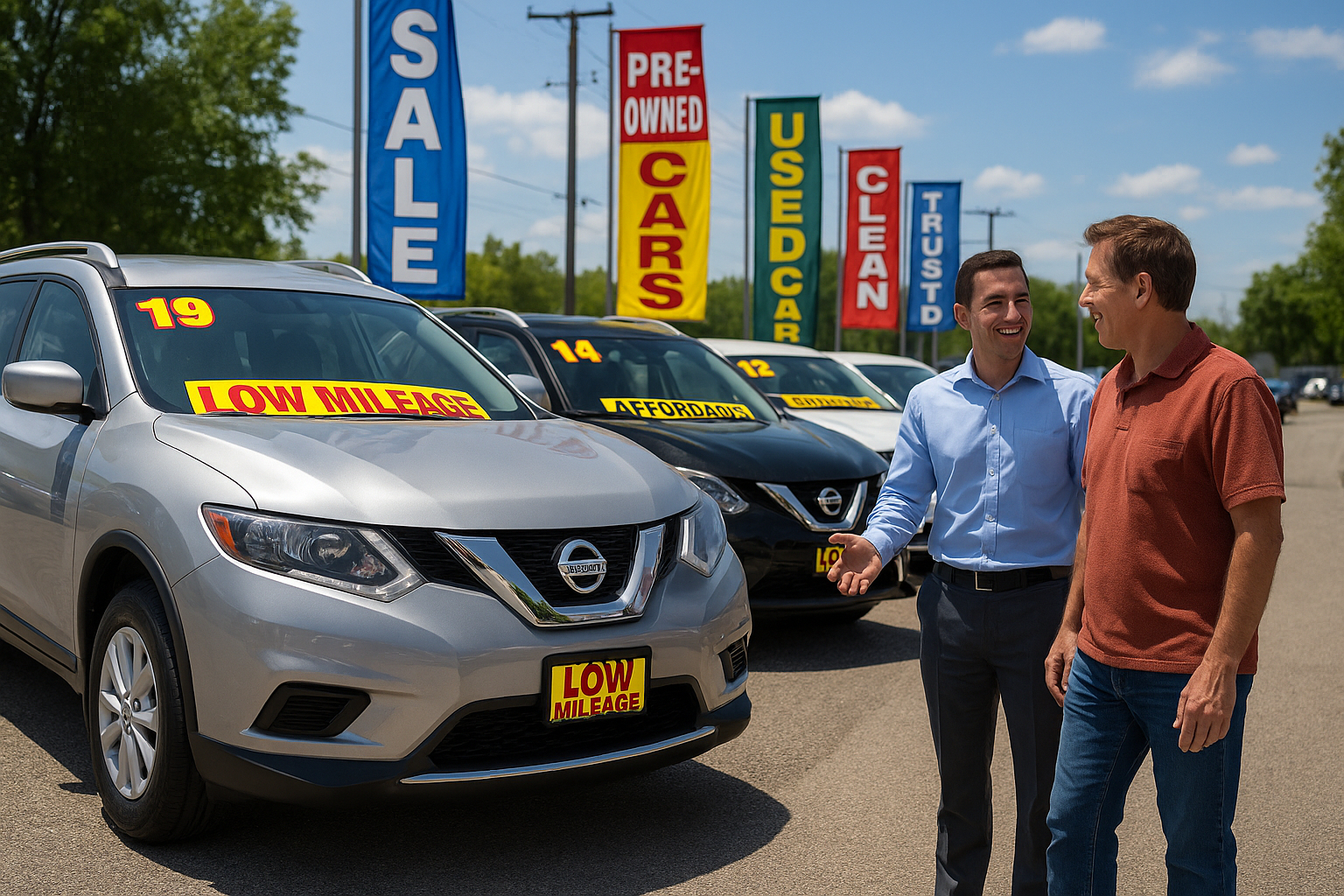 Ligne de voitures Nissan d